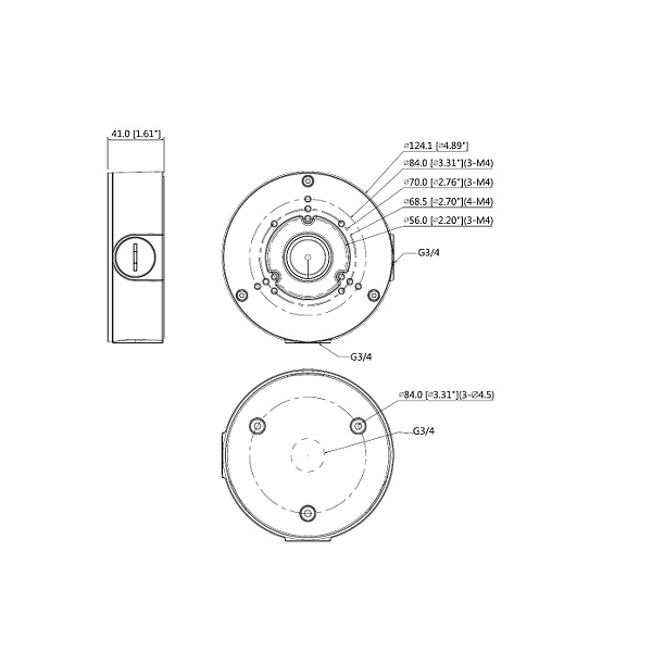 ADAPTER DAHUA PFA130-E-BLACK