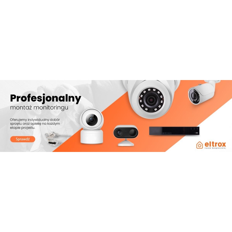 Zestaw monitoringu IP EZ-IP by Dahua 2 kamer tubowych 2K EZI-B140-F2 z usługą montażu