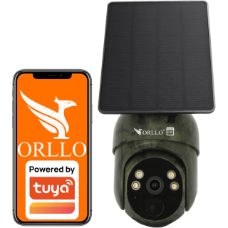 Kamera IP Orllo Bezprzewodowa 4G LTE Obrotowa z Panelem Solarnym ORLLO TZ1 MORO 2