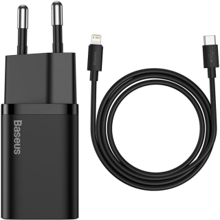 ŁADOWARKA SIECIOWA Baseus Super Si Quick Charger 1C TZCCSUP-L01 25W 1x USB-C PD 3.0 QC 3.0 + KABEL 2