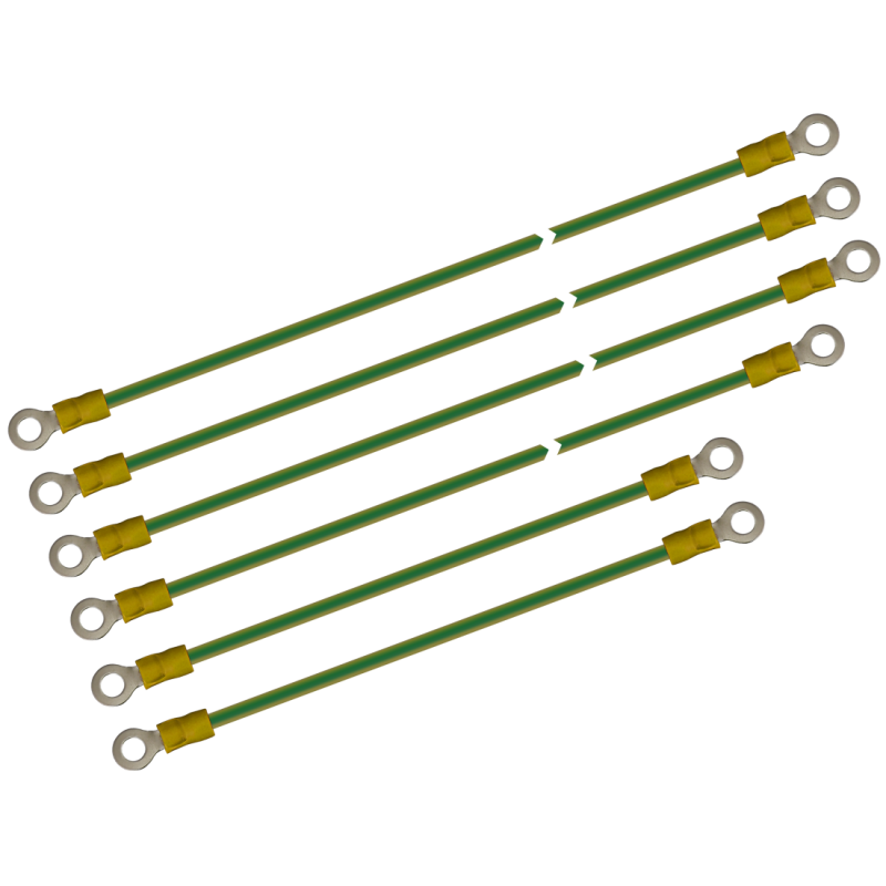 RAPU - Zestaw przewodów uziemiających do szaf RACK 19” wiszących