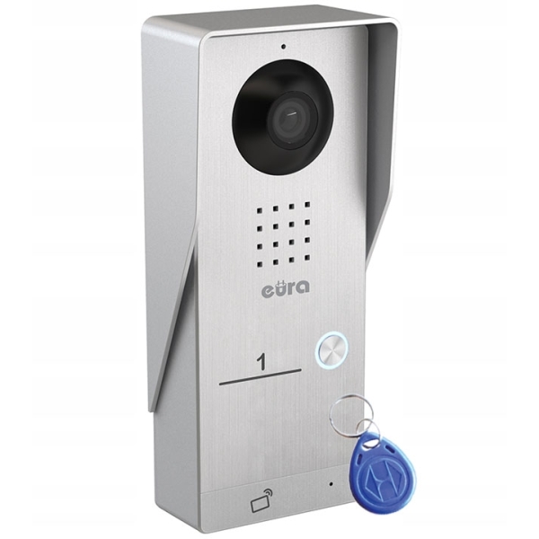 KASETA ZEWNĘTRZNA WIDEODOMOFONU "EURA" VDA-91A3 "EURA CONNECT" - jednorodzinna, czytnik zbliżeniowy
