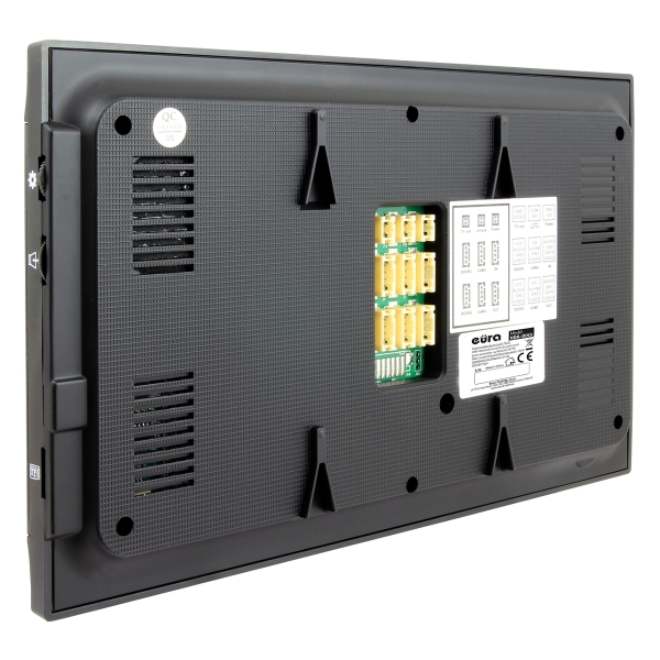 WIDEODOMOFON "EURA" VDP-00C5 - czarny, monitor 7", WiFi, kamera 1080p, RFID, szyfrator