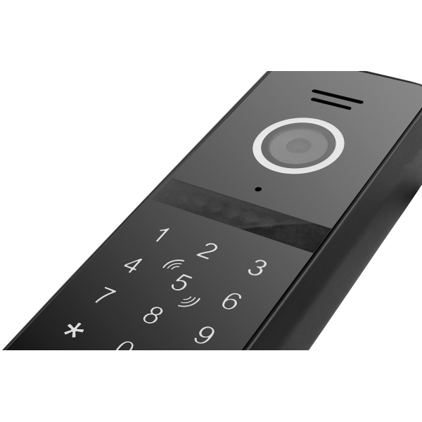 WIDEODOMOFON "EURA" VDP-00C5 - czarny, monitor 7", WiFi, kamera 1080p, RFID, szyfrator