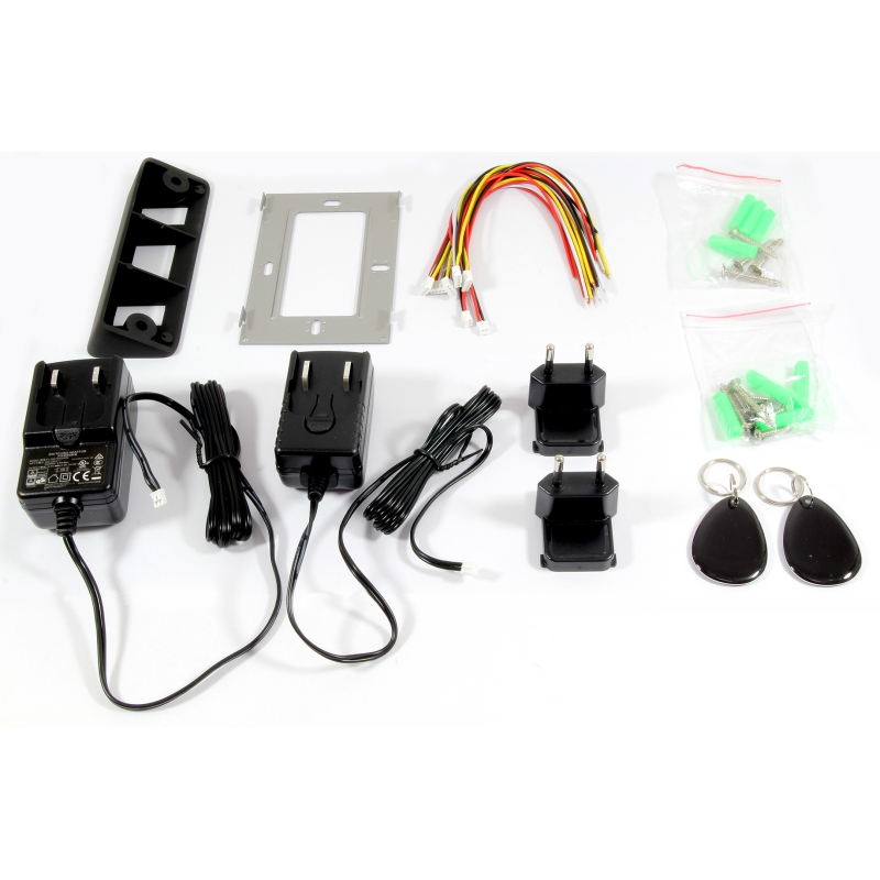 WIDEODOMOFON "EURA" VDP-00C5 - czarny, monitor 7", WiFi, kamera 1080p, RFID, szyfrator