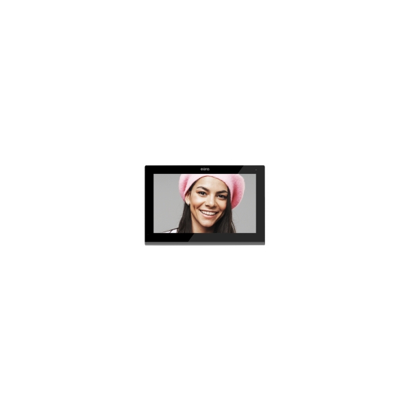 MONITOR "EURA" VDA-09C5 - czarny, dotykowy, LCD 7", FHD, pamięć obrazów, SD 128GB,  rozbudowa do 6 monitorów, 2 stacji bramowych