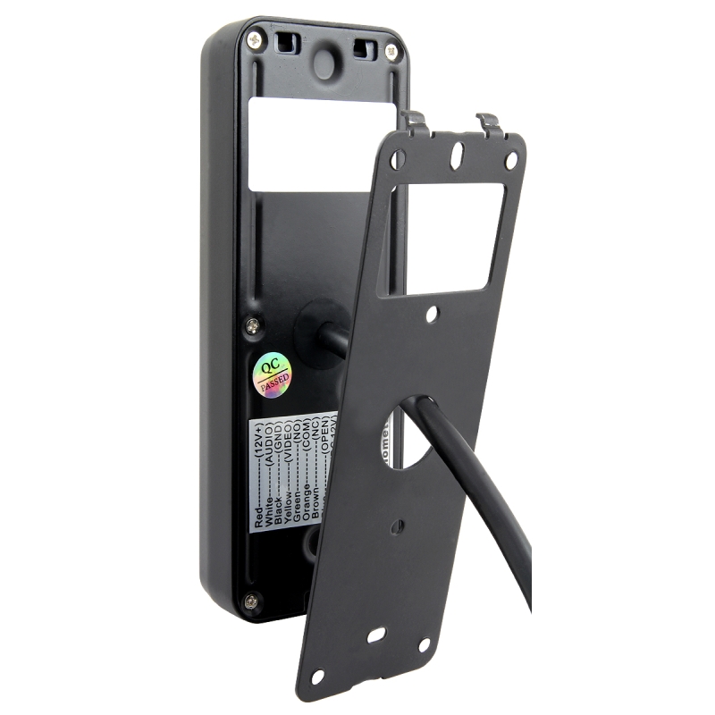 KASETA ZEWNĘTRZNA WIDEODOMOFONU "EURA" VDA-50C5 - jednorodzinna, czarna, kamera 1080p., czytnik RFID, szyfrator