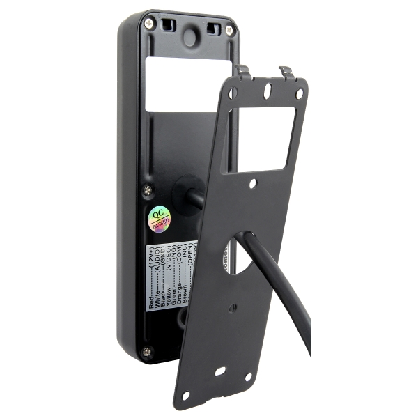 KASETA ZEWNĘTRZNA WIDEODOMOFONU "EURA" VDA-50C5 - jednorodzinna, czarna, kamera 1080p., czytnik RFID, szyfrator