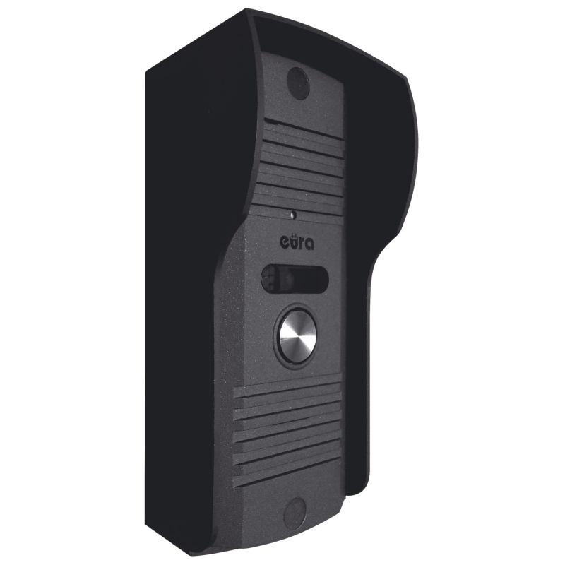 DOMOFON "EURA" ADP-51A3 "DIFESA" - grafitowy, jednorodzinny, 2 unifony, interkom