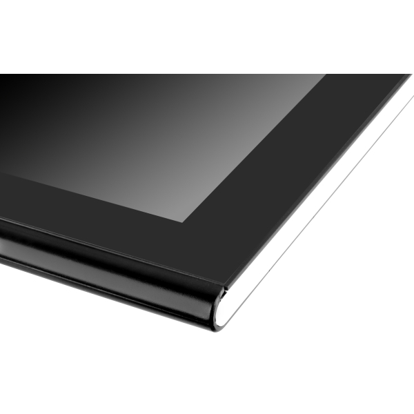 WIDEODOMOFON "EURA" VDP-97C5 - czarny, dotykowy, LCD 7", AHD, WiFi,  pamięć obrazów, SD 128GB,  rozbudowa do 6 monitorów, 2 stac