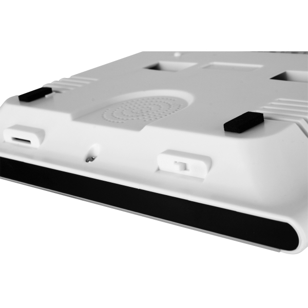 WIDEODOMOFON "EURA" VDP-98C5 - biały, dotykowy, LCD 10", AHD, WiFi,  pamięć obrazów, SD 128GB,  rozbudowa do 6 monitorów, 2 stac