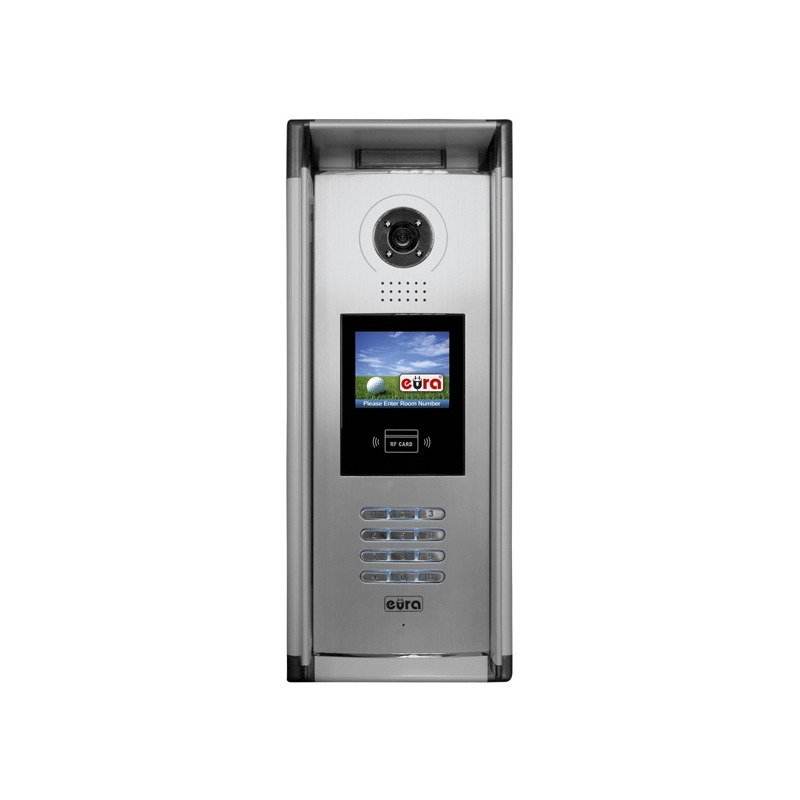 KASETA ZEWNĘTRZNA WIDEODOMOFONU "EURA" VDA-15A5 v.2 "2EASY" wielolokatorska zamek szyfrowy funkcja karty zbliżeniowej