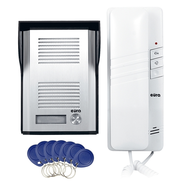 DOMOFON "EURA" ADP-41A3 "REMOTO" z funkcją breloka zbliżeniowego