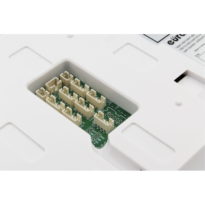 MONITOR "EURA" VDA-11C5 - biały, dotykowy, LCD 10", FHD, pamięć obrazów, SD 128GB,  rozbudowa do 6 monitorów, 2 stacji bramowych