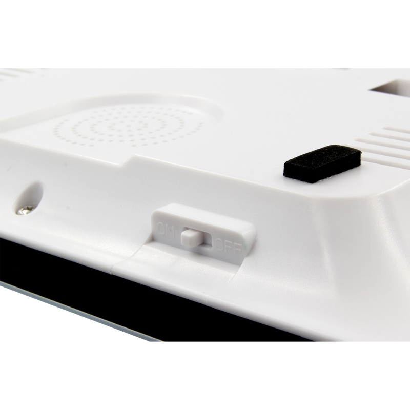 MONITOR "EURA" VDA-11C5 - biały, dotykowy, LCD 10", FHD, pamięć obrazów, SD 128GB,  rozbudowa do 6 monitorów, 2 stacji bramowych