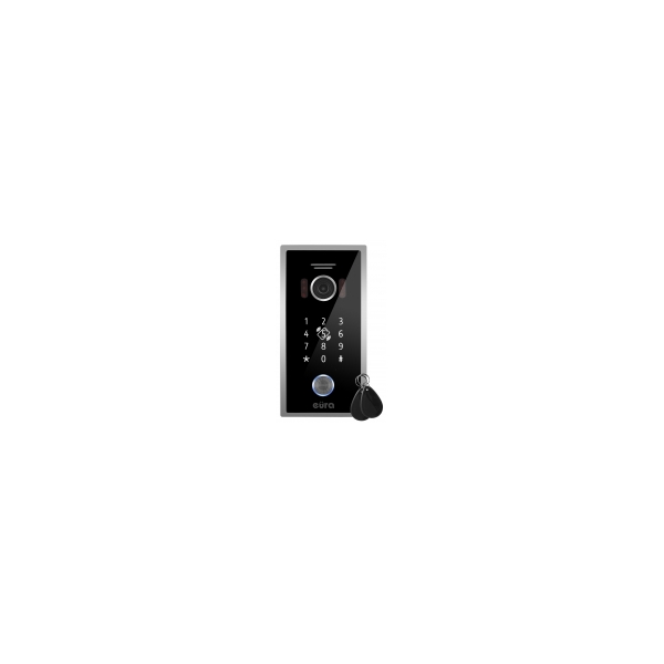 KASETA ZEWNĘTRZNA WIDEODOMOFONU "EURA" VDA-51C5/P - czarna, kamera 1080p., czytnik RFID, szyfrator, podtynk
