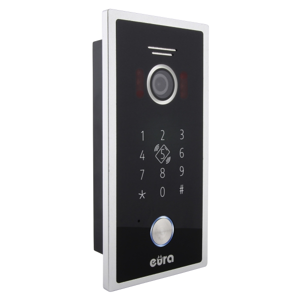 KASETA ZEWNĘTRZNA WIDEODOMOFONU "EURA" VDA-51C5/P - czarna, kamera 1080p., czytnik RFID, szyfrator, podtynk