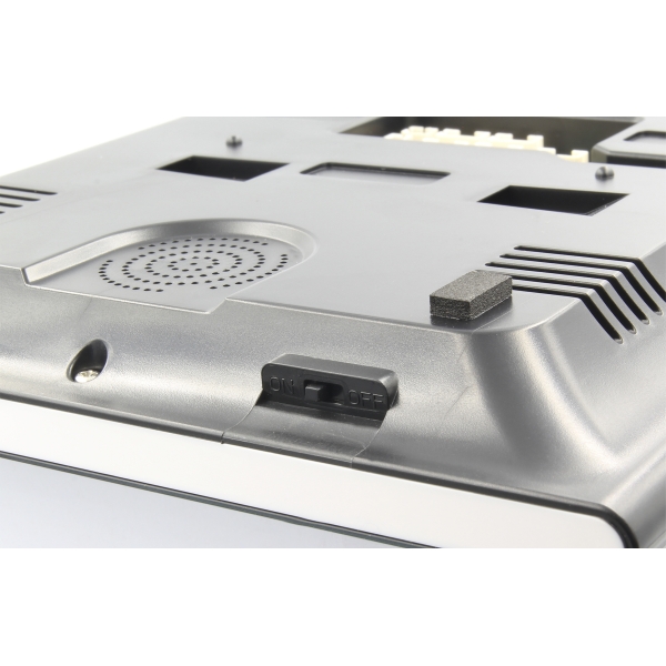 MONITOR "EURA" VDA-11C5 - czarny, dotykowy, LCD 10", FHD, pamięć obrazów, SD 128GB,  rozbudowa do 6 monitorów, 2 stacji bramowyc