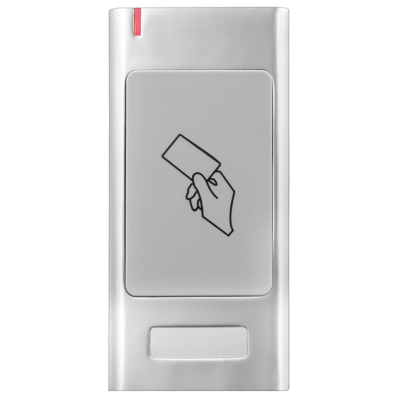 CZYTNIK KLUCZY ZBLIŻENIOWYCH "EURA" CR-01H5 - Unique 125 kHz, IP66, DC 12-24V, 2000 użytkowników, metalowy, wandaloodporny