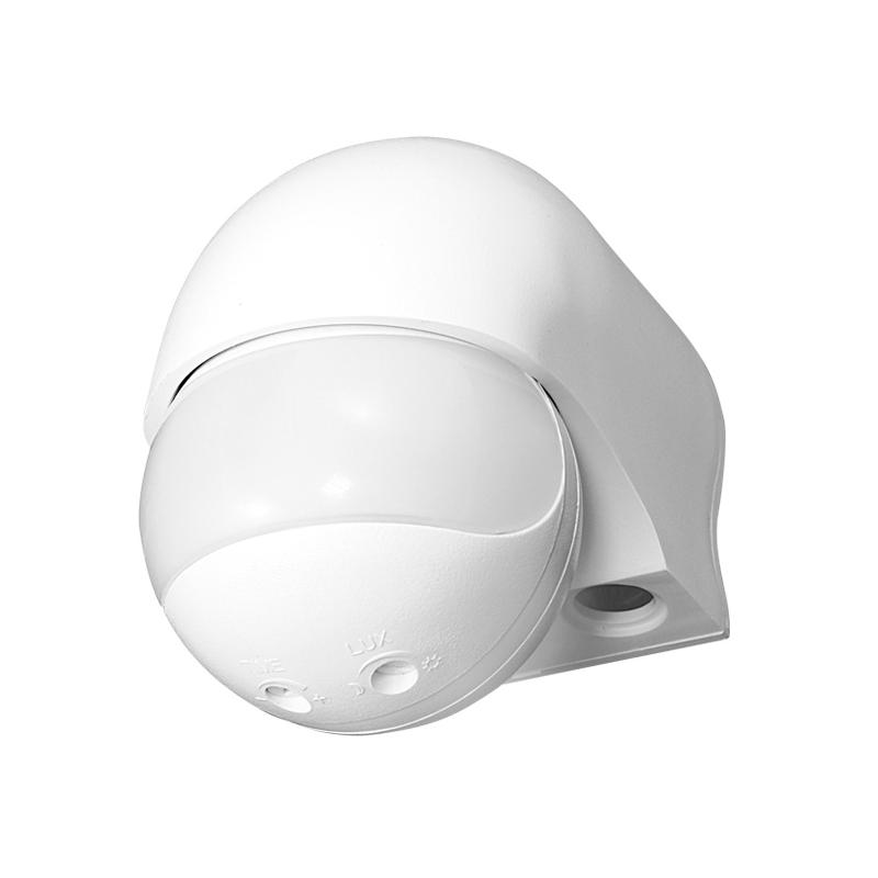 CZUJNIK RUCHU PIR "EL HOME" MD-08B7 ZEWNĘTRZNY 180 ~230V BIAŁY