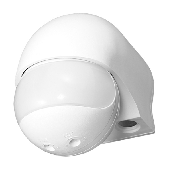 CZUJNIK RUCHU PIR "EL HOME" MD-08B7 ZEWNĘTRZNY 180 ~230V BIAŁY