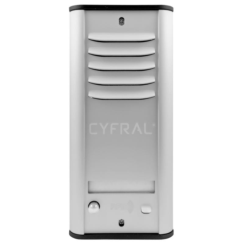 PANEL ANALOGOWY "CYFRAL" 1-lokatorski COSMO srebrny