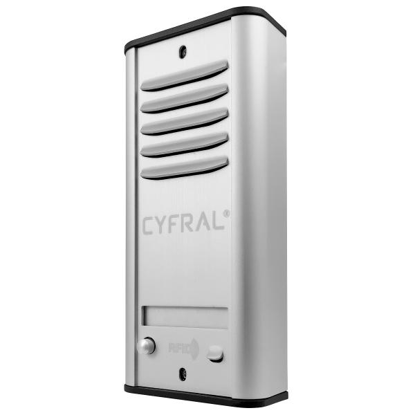 PANEL ANALOGOWY "CYFRAL" 1-lokatorski COSMO srebrny