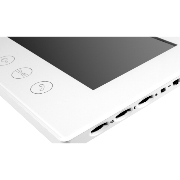 WIDEODOMOFON "EURA" VDP-90A3 "DELTA +" - biały, 7", WiFi, otwieranie 2 wejść, szyfrator, czytnik zbliżeniowy, AHD, Tuya