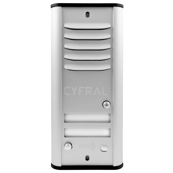 PANEL ANALOGOWY "CYFRAL" 2-lokatorski COSMO srebrny