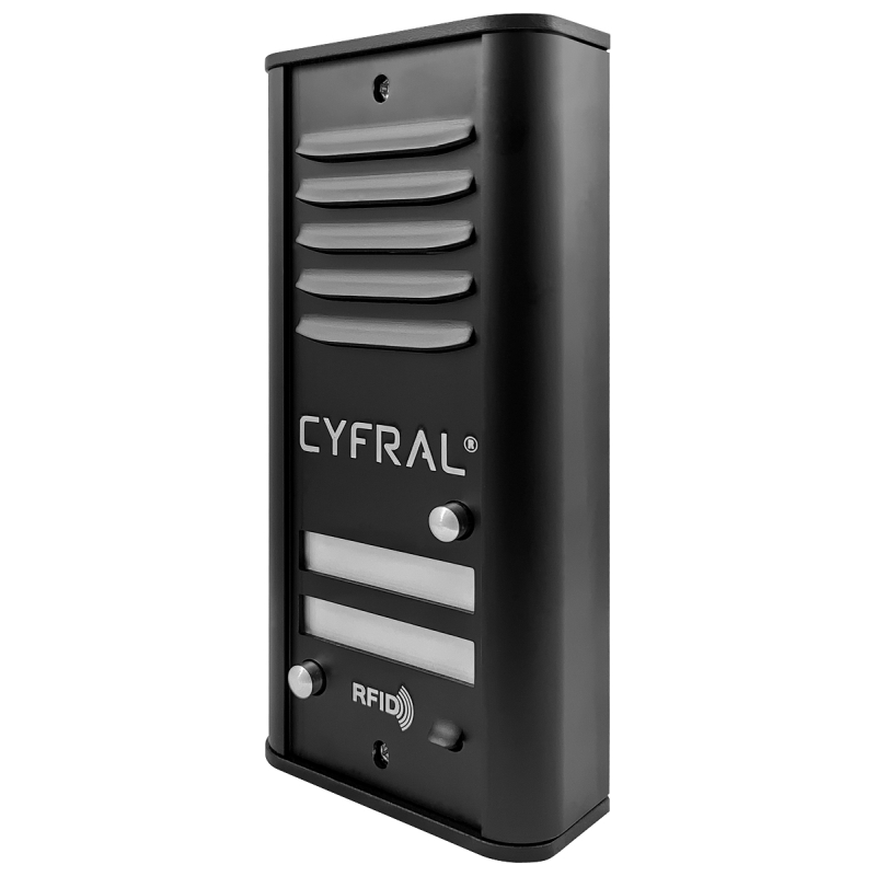 PANEL ANALOGOWY "CYFRAL" 2-lokatorski COSMO czarny