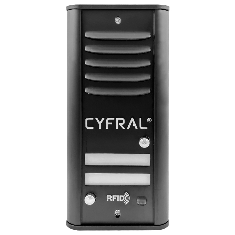 PANEL ANALOGOWY "CYFRAL" 2-lokatorski COSMO czarny
