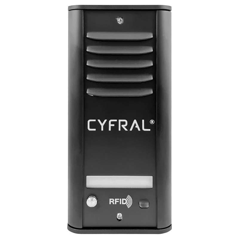 PANEL ANALOGOWY "CYFRAL" 1-lokatorski COSMO czarny