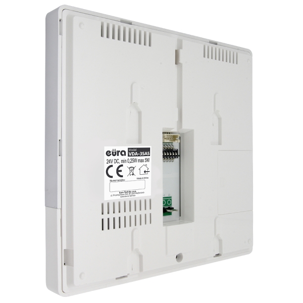 WIDEODOMOFON "EURA" VDP-59A5 "2EASY" kolor 7" dotykowy ekran, biały