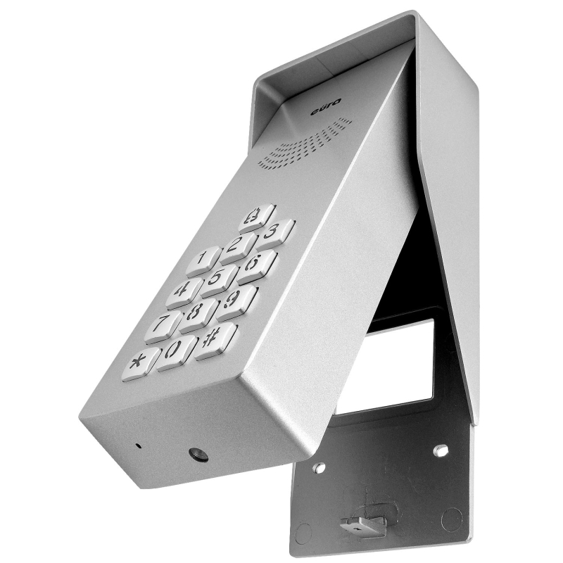 DOMOFON "EURA" ADP-38A3 "ENTRA" - biały, jednorodzinny, głośnomówiący, kaseta z szyfratorem