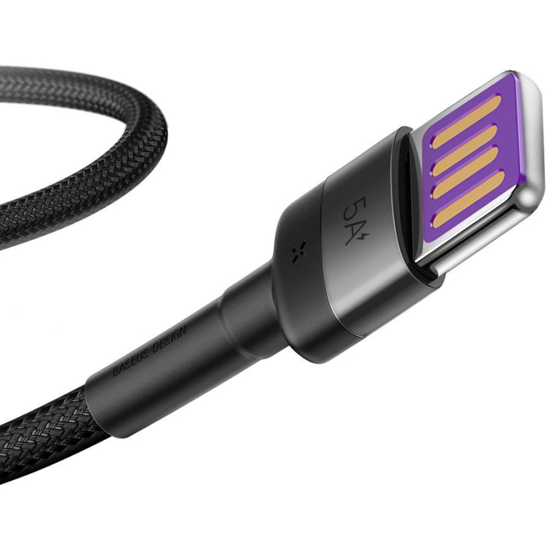 KABEL USB-A -  USB-C Baseus Cafule CATKLF-PG1 100cm SuperCharge 40W 5A QC 3.0 W OPLOCIE