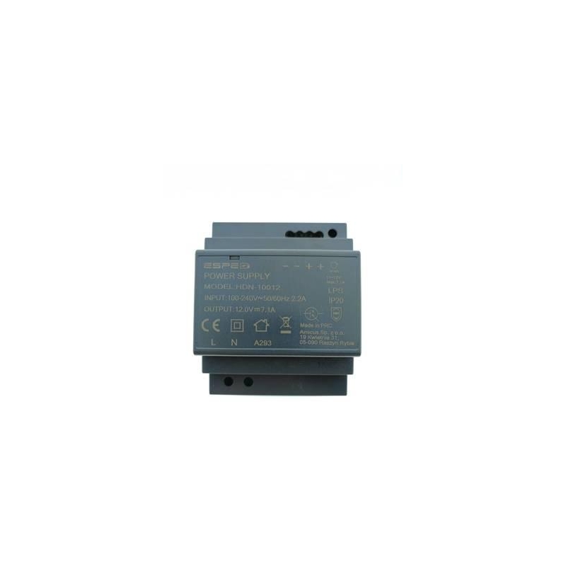 ZASILACZ IMPULSOWY NA SZYNĘ DIN ESPE HDN-10012 12V/85W/7.1A