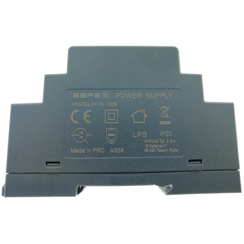 ZASILACZ IMPULSOWY NA SZYNĘ DIN ESPE HDN-1005 5V/10W/2A