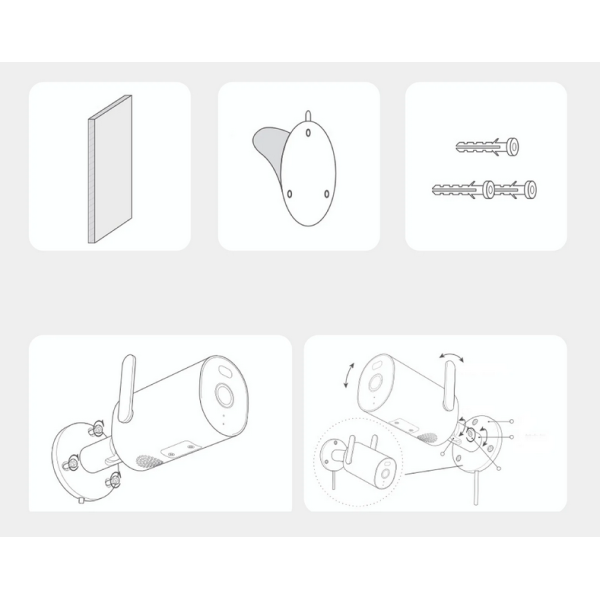 Kamera IP Xiaomi Mi Outdoor Camera AW300