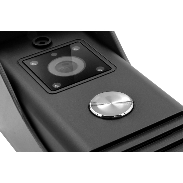 WIDEODOMOFON "EURA" VDP-45A3 "ALPHA" CZARNY DWA MONITORY kolor 7" obsługa 1 wejścia