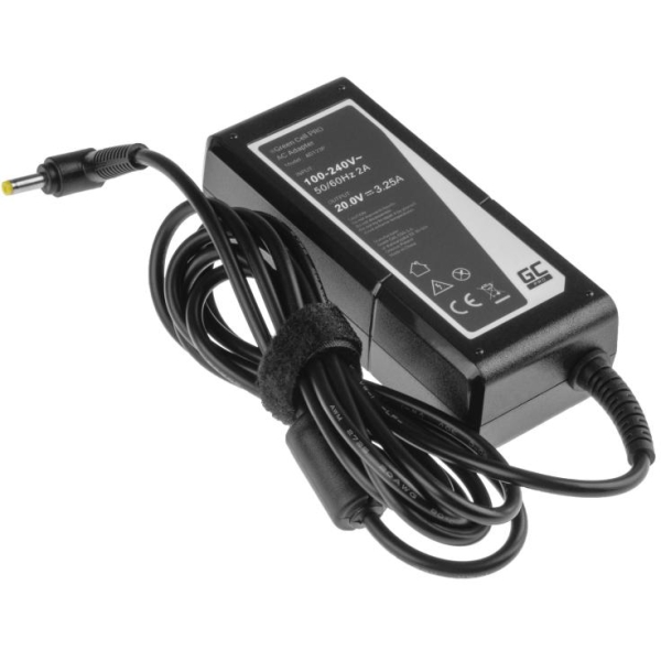 ZASILACZ ŁADOWARKA DO LAPTOPA ASUS TOSHIBA Green Cell PRO AD25P 19V 3,42A 65W 5,5mm/2,5mm