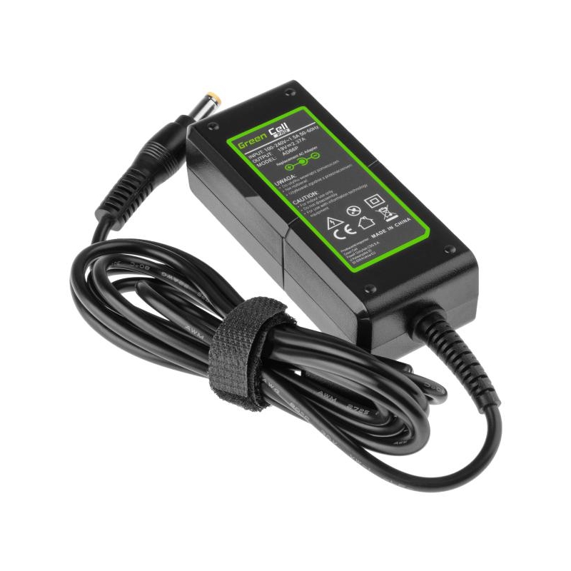 ZASILACZ ŁADOWARKA DO LAPTOPA ACER Green Cell PRO AD66P 19V 2,37A 45W 5,5mm/1,7mm