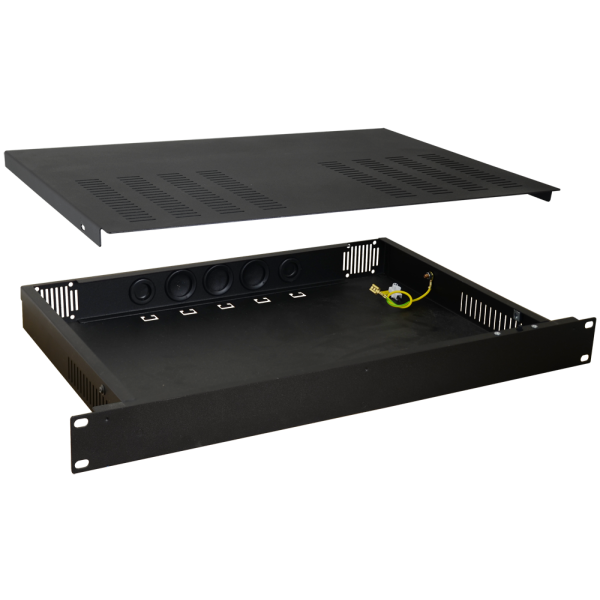 ARAD1S - Obudowa RACK 1U/270mm uniwersalna do szaf RACK 19"