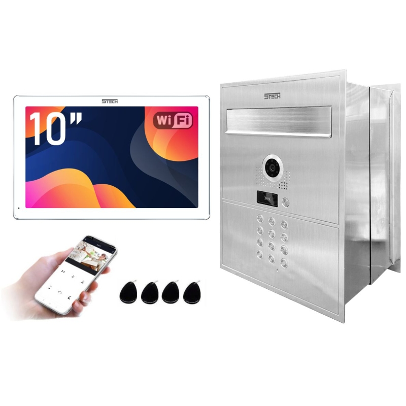 5TECH Wideodomofon cyfrowy ze skrzynką na listy...