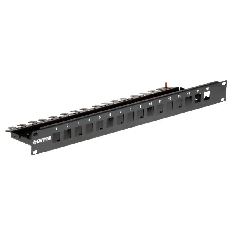 Obudowa do szafy RACK 19' na 4 kanałowe moduły przepięciowe EWIMAR PTU/PTF-6-RACK