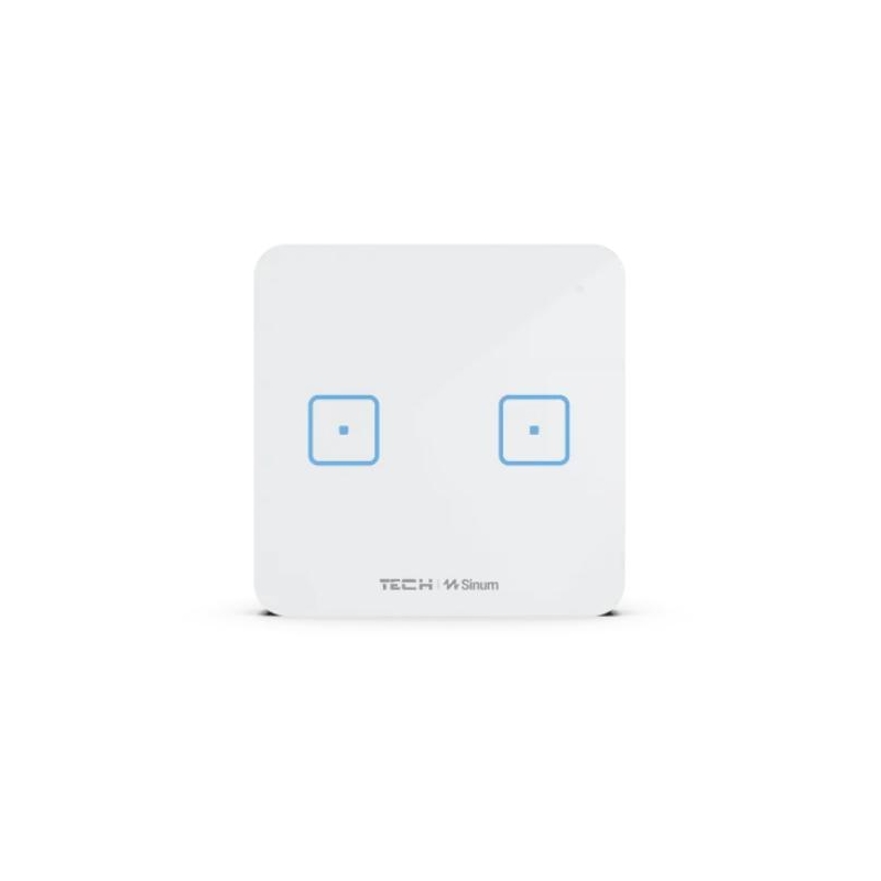 Przewodowy włącznik dwupolowy czarny WS-02M Tech Sterowniki