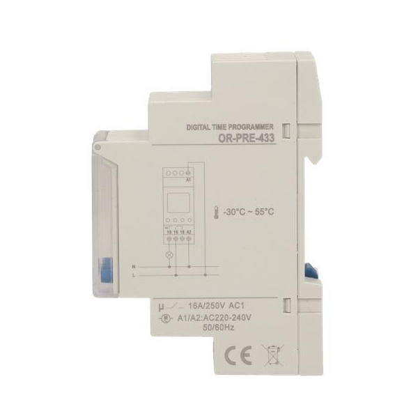 Programator elektroniczny ORNO na szynę DIN OR-PRE-433