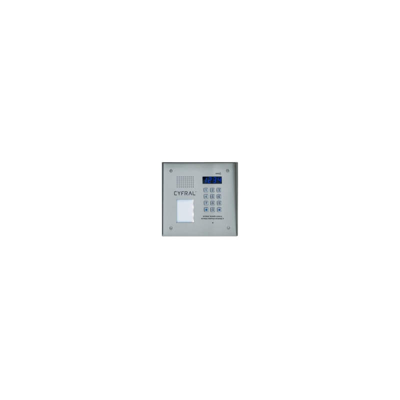 PANEL CYFROWY "CYFRAL" PC-2000RE PRO INOX z czytnikiem RFiD i wbudowaną elektroniką