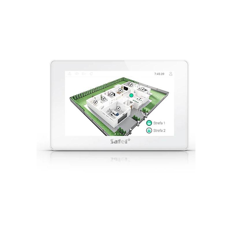 SATEL Manipulator z ekranem dotykowym 7" INT-TSH2R-W biały