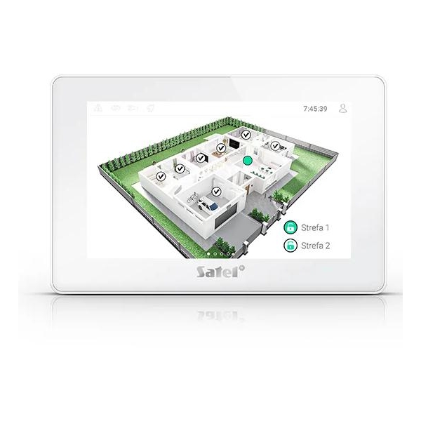 SATEL Manipulator z ekranem dotykowym 7" INT-TSH2R-W biały
