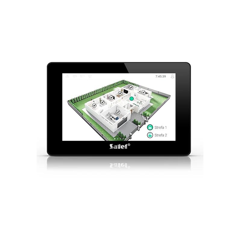 SATEL Manipulator z ekranem dotykowym 7" INT-TSH2R-B czarny